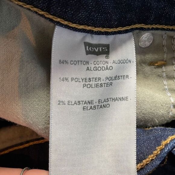 Levi’s Woman’s Perfectly Slimming 512 Bootcut Dark Wash Jeans size 10 - Picture 7 of 7